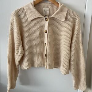 Billabong button up sweater